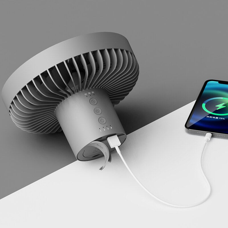 DomusEssentials™ 3 in 1 Smart Portable Fan
