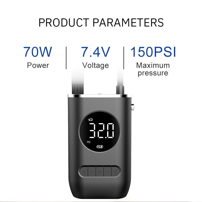 DomusEssentials™ Electric Tyre Inflator