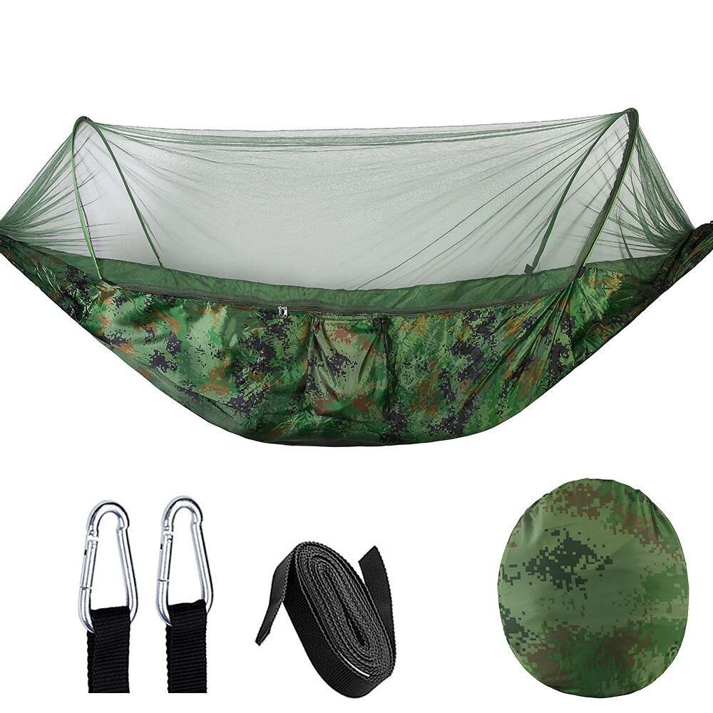 DomusEssentials™ Automatic Mosquito Net Hammock
